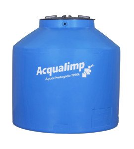 Caixa d'Água 1.750L em Polietileno Água Protegida Acqualimp
