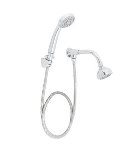 Ducha com Chuveirinho Redonda Parede Cromada Smart Celite