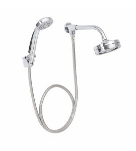 Ducha 1 Jato Redonda com Desviador Parede Cromada Master Celite