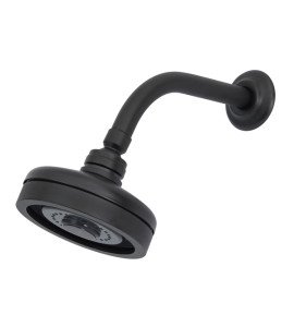 Ducha de Parede Redonda 1 Jato Acqua Plus Standard Preta Fosca Deca