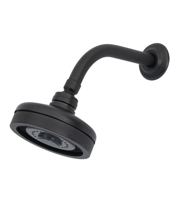 Ducha de Parede Redonda 1 Jato Acqua Plus Standard Preta Fosca Deca