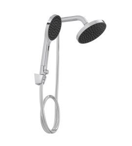 Ducha Redonda Parede Cromada Flex com Chuveirinho Deca