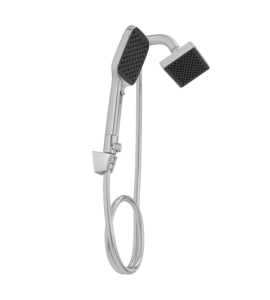 Ducha Retangular Parede Cromada Flex com Chuveirinho Deca