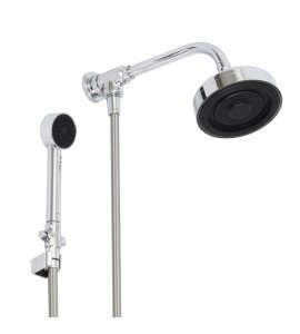 Ducha com Chuveirinho Redonda Parede Cromado Acqua Plus Deca