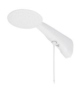 Chuveiro Elétrico Eletrônico 127V (110V) 5500w Branco Redondo com Pressurizador Advanced Lorenzetti