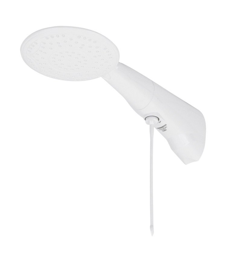 Chuveiro Elétrico Eletrônico 127V (110V) 5500w Branco Redondo com Pressurizador Advanced Lorenzetti