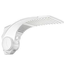 Chuveiro com Pressurizador Multitemperatura 220V 6800W Branco Duo Shower Quadra Lorenzetti