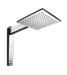 Chuveiro Digital 220V 7500W Century Preto e Cromado Lorenzetti