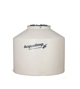 Caixa d'Água 2.500L em Polietileno Água Limpa Acqualimp