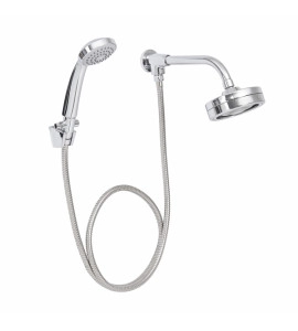 Ducha 1 Jato Redonda com Desviador Parede Cromada Master Celite