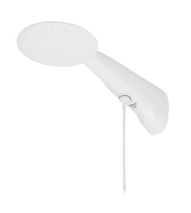 Chuveiro Elétrico Eletrônico 127V (110V) 5500w Branco Redondo com Pressurizador Advanced Lorenzetti