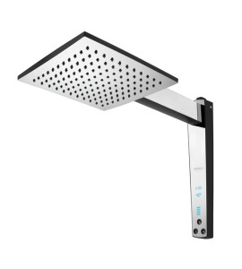 Chuveiro Digital 220V 6800W Century Preto e Cromado Lorenzetti