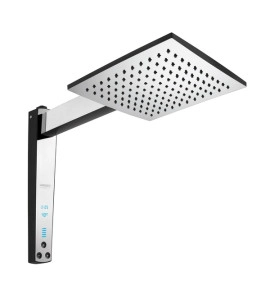 Chuveiro Digital 220V 7500W Century Preto e Cromado Lorenzetti