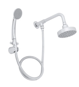 Ducha com Chuveirinho Redonda Parede Cromada Floki Sensea